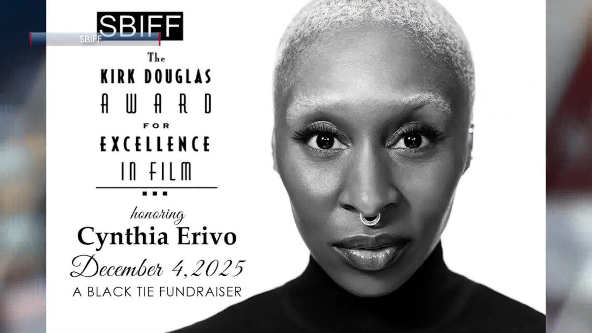 Actress Cynthia Erivo to Receive SBIFF’s Kirk Douglas Award for Excellence in Film