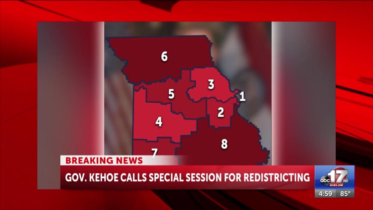 Kehoe calls special session on redistricting after White House lobbying