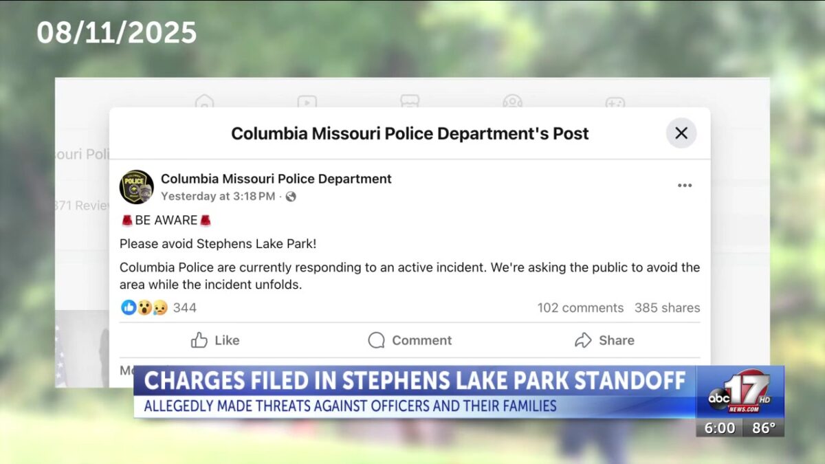 Assault charges filed in Stephens Park standoff