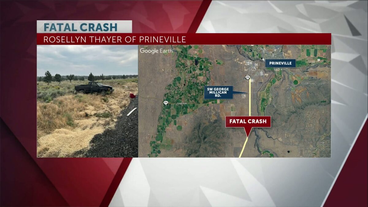 Fatal single-car accident in Crook County claims life of Prineville woman