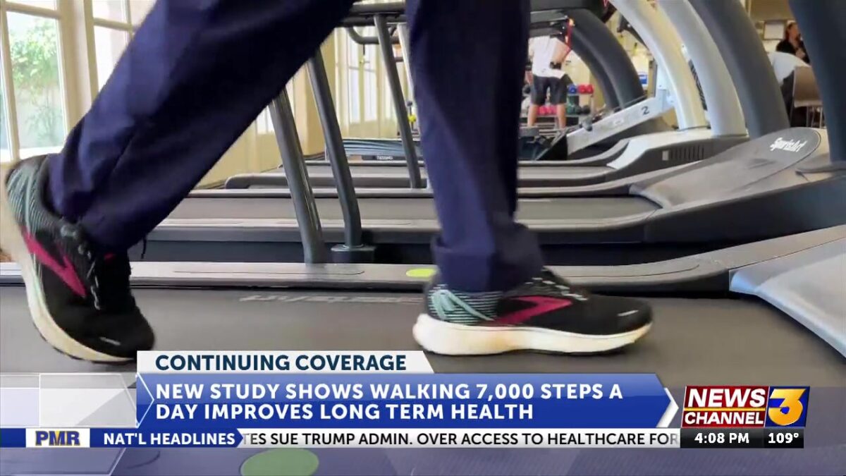 New study shows walking 7