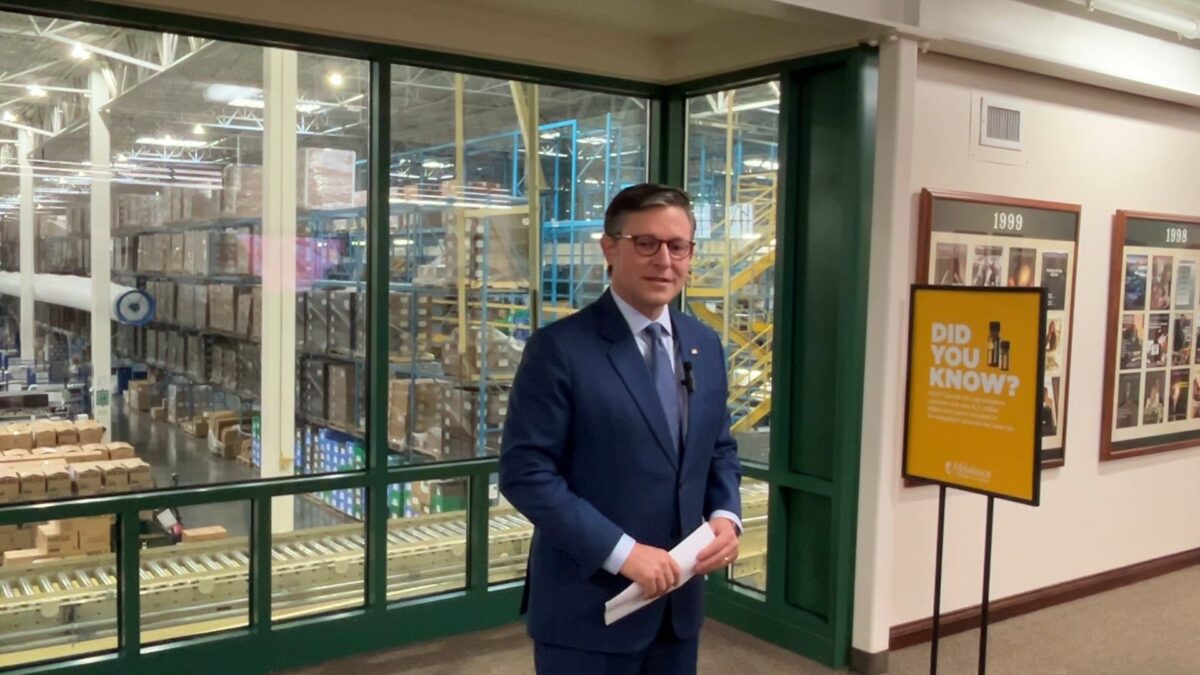 Speaker Mike Johnson tours Melaleuca
