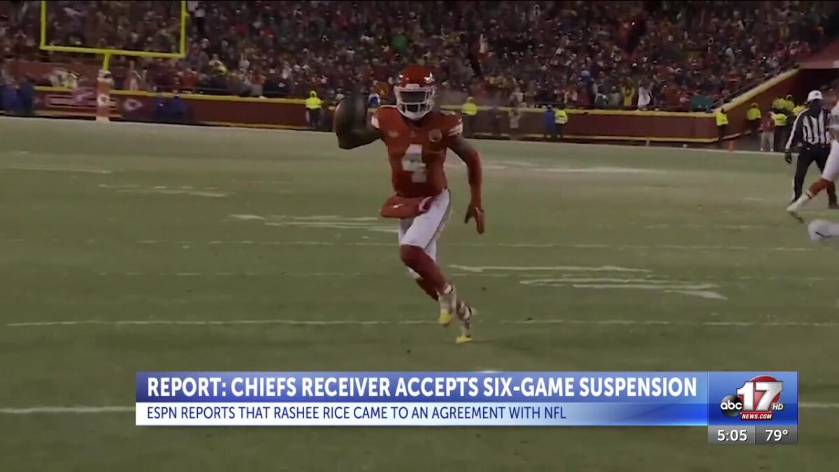 Rashee Rice suspended for first six games of season
