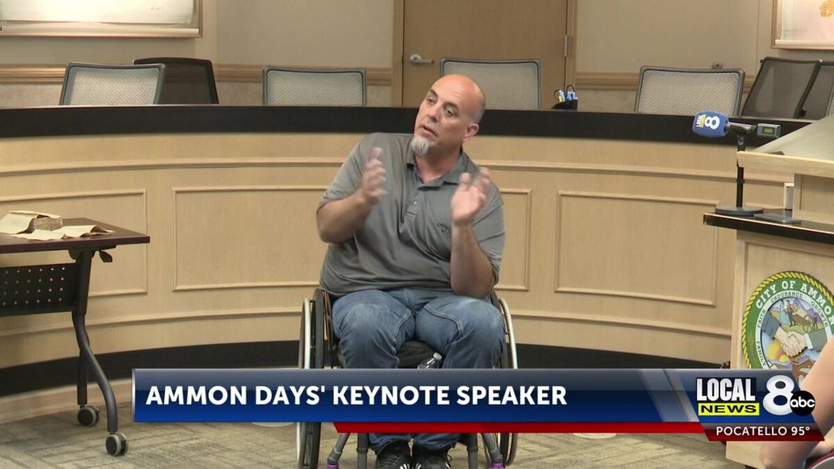 Paraplegic pilot soars into Ammon Days