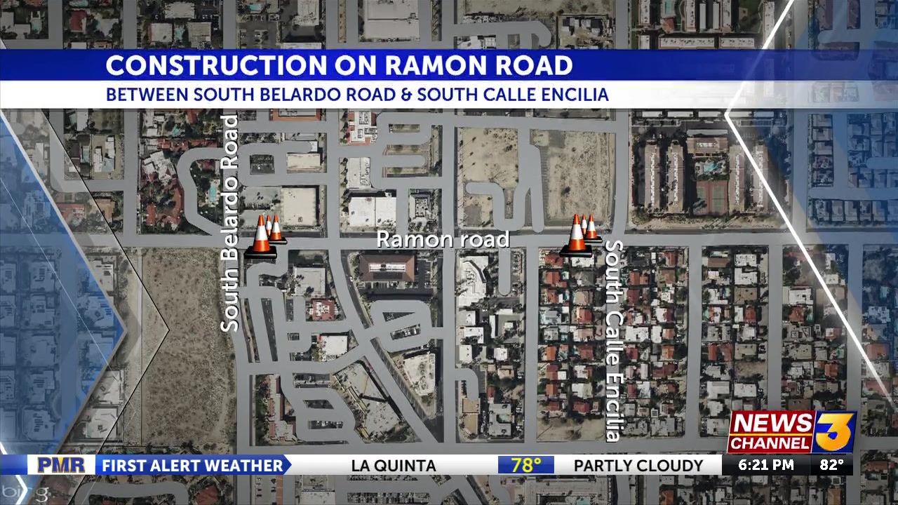 City of Palm Springs’ road project to prompt street closures