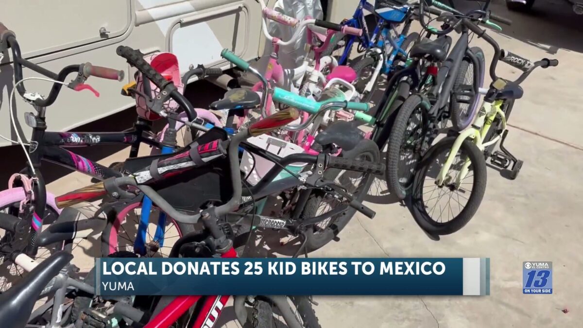 Generous local donates refurbished bikes to children in Mexico