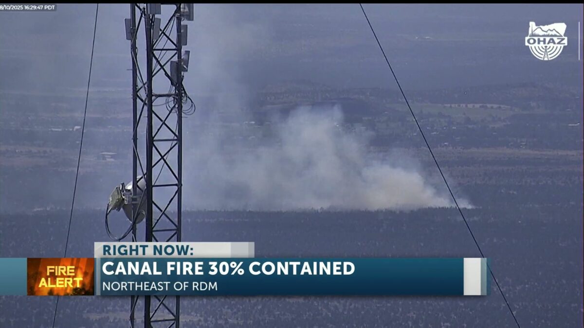 Canal Fire near Redmond’s Roberts Field burns 23 acres