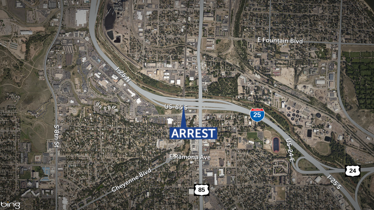 Wrong way DUI driver refuses to stop near Downtown Colorado Springs