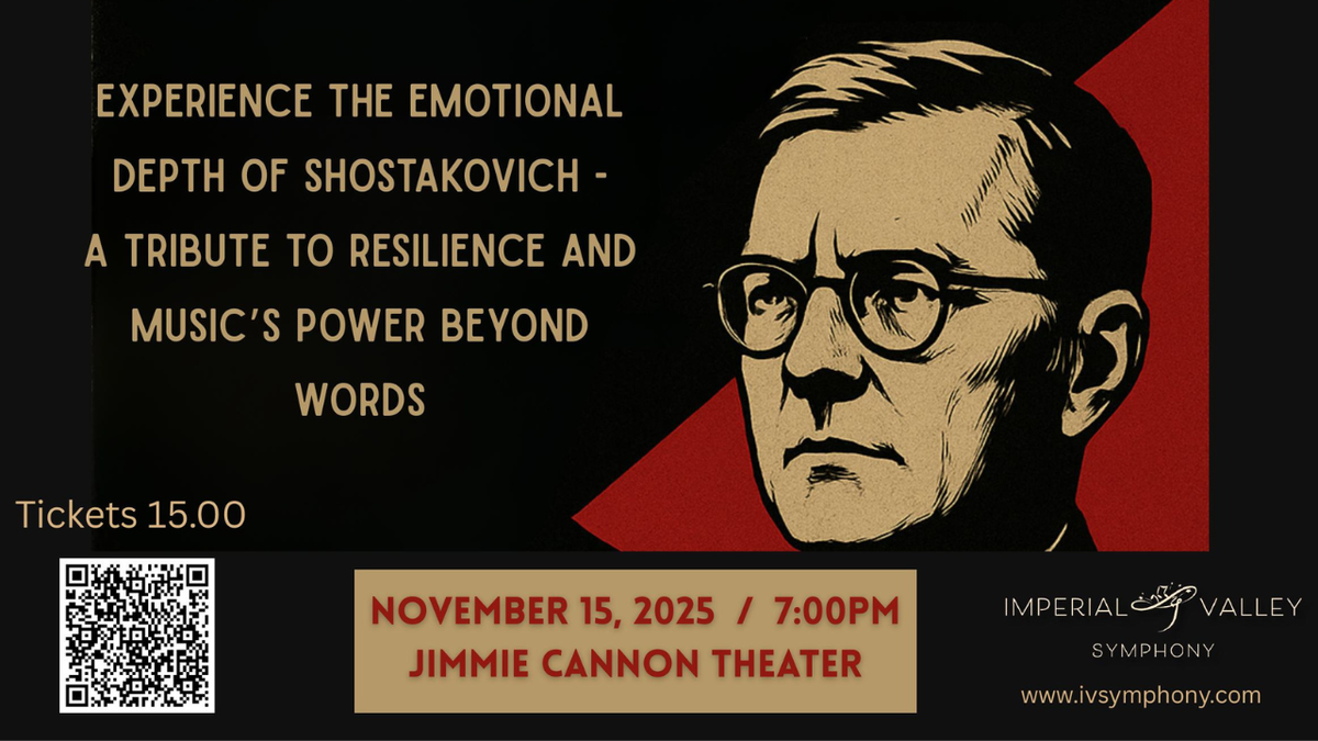 Imperial Valley Symphony to perform the Music of Shostakovich in November