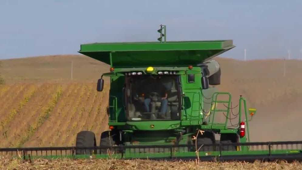 Iowa soybean farmer Warren Bachman warns of a potential farm crisis after China halted purchases of U.S. soybeans in retaliation against new tariffs imposed by President Donald Trump.