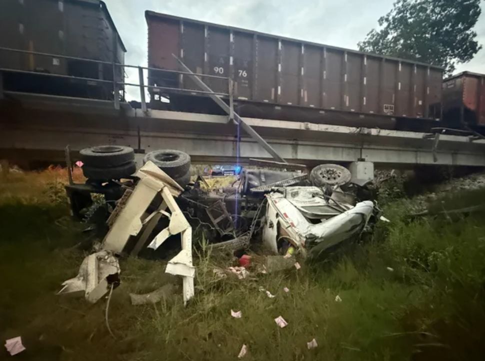 A Union Pacific train crashed into an 18-wheeler in Mansfield on September 26