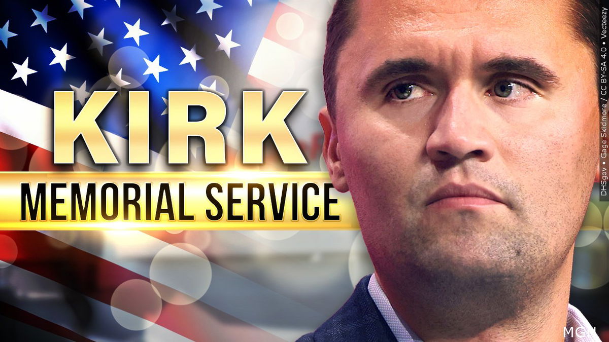 Memorial Service for assassinated conservative activist Charlie Kirk held today