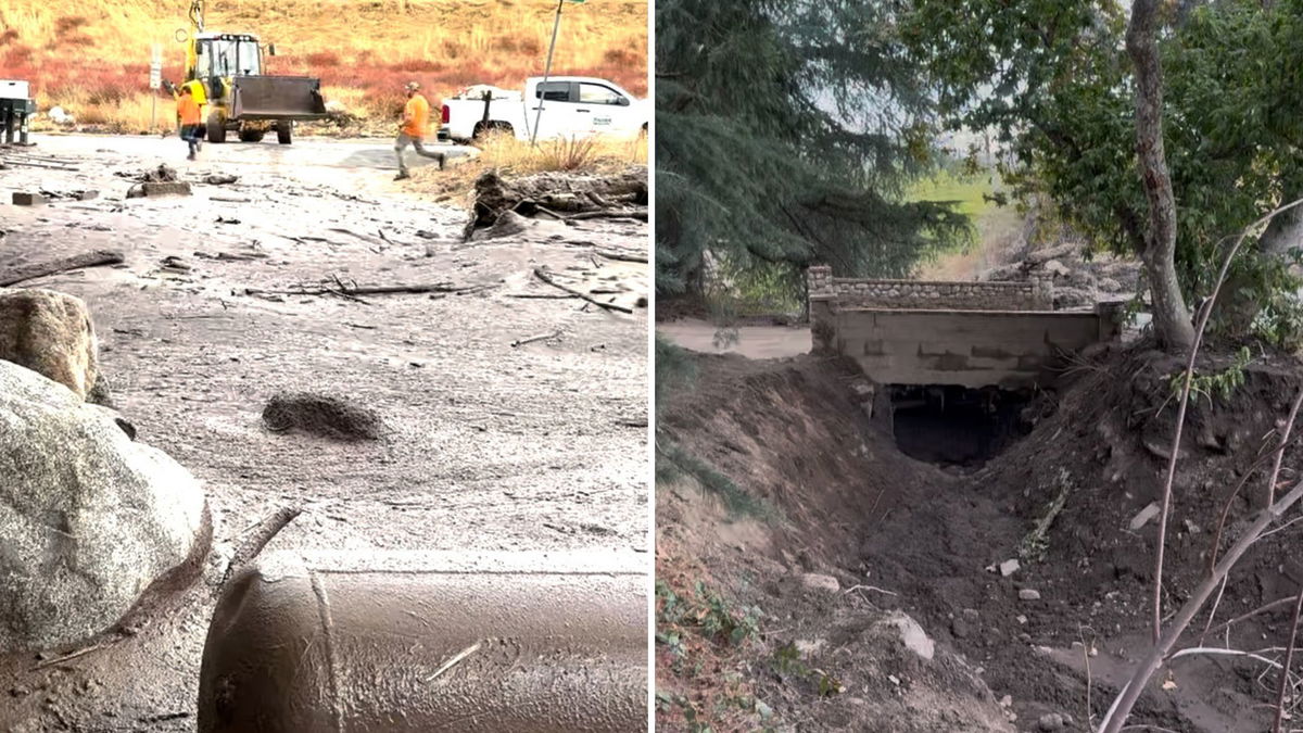 Crews respond as we learn more about damage from destructive debris flows that destroyed homes in Forest Falls