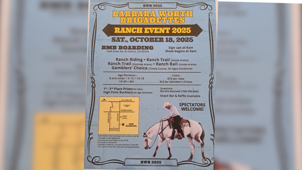 Barbara Worth Brigadettes to host ranch event in El Centro