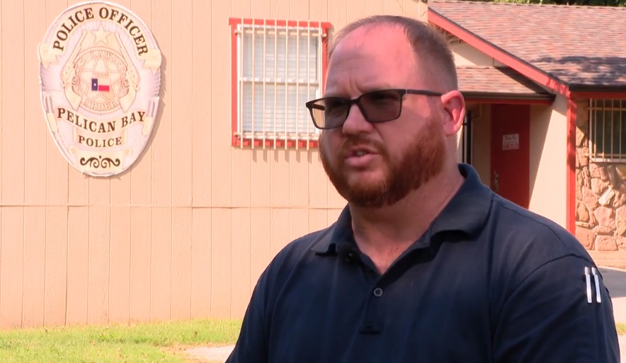 Justin Spurgeon said he stopped Carmen for a picture. The images served two purposes: for his daughter and as a record of the animal in the city limits. The sergeant said as he prepared to take the picture