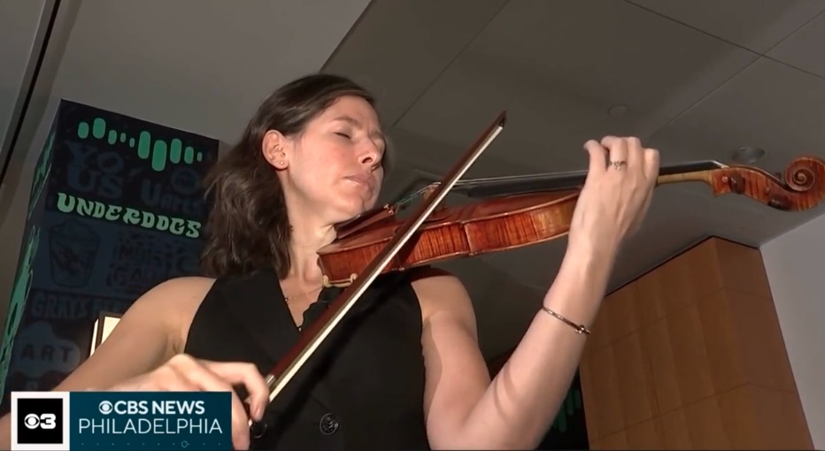 Magee Capsouto would go on to play the violin professionally