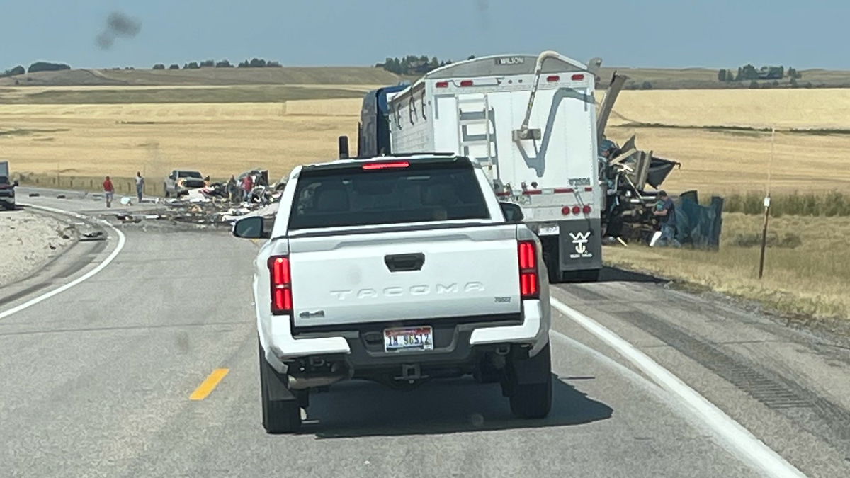 Two hospitalized after three-vehicle crash shuts down Highway 33