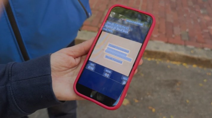Red Sox fans were surprised to arrive at Fenway Park and discover that the tickets they had on the MLB Ballpark app had disappeared and been resold without their permission.