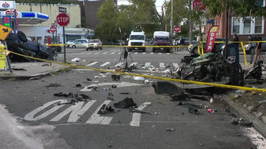 A deadly crash left a devastating scene overnight in the Flatlands section of Brooklyn.