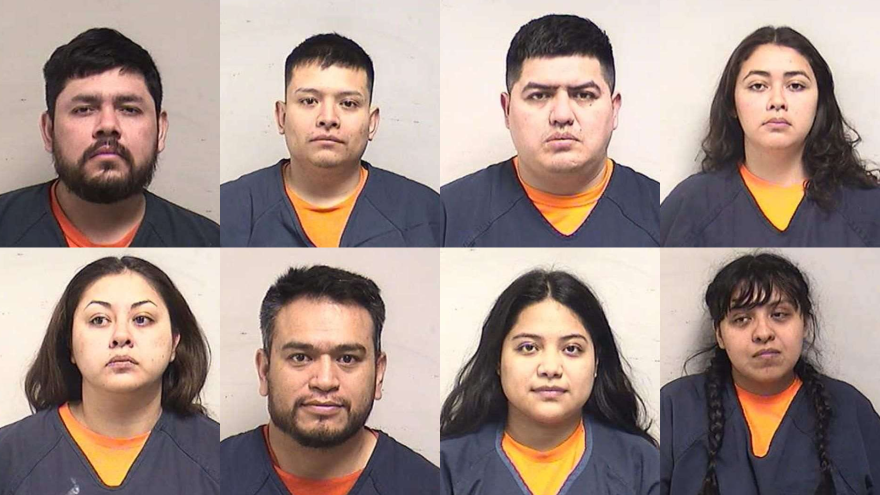 Eight people are facing charges in Kenosha County after authorities uncovered a large retail theft operation linked to Cartel La Familia Michoacana in Mexico.
