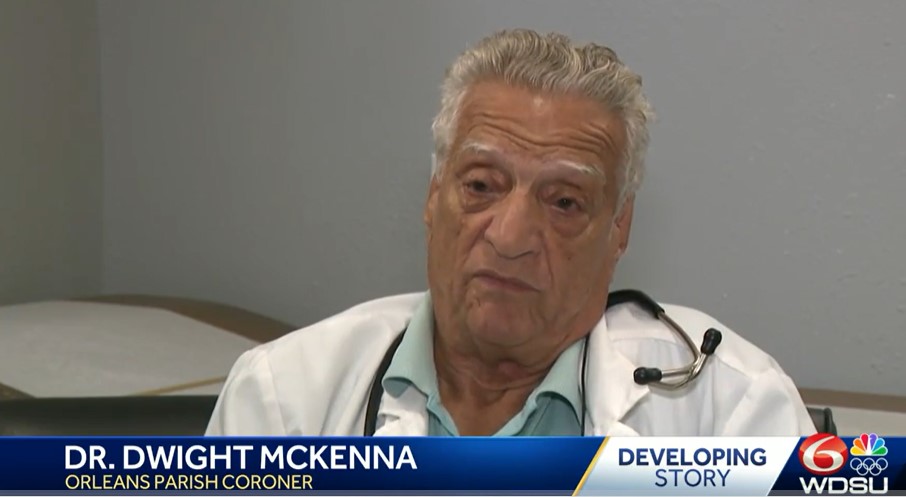 Dr. Dwight McKeena is the Orleans Parish Coroner.