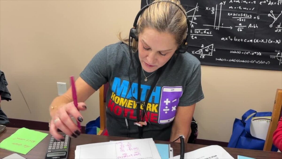 "Math Homework Hotline" has been solving problems for local students for 33 seasons. Hillsborough County Schools produce the show and help kids in all grades.