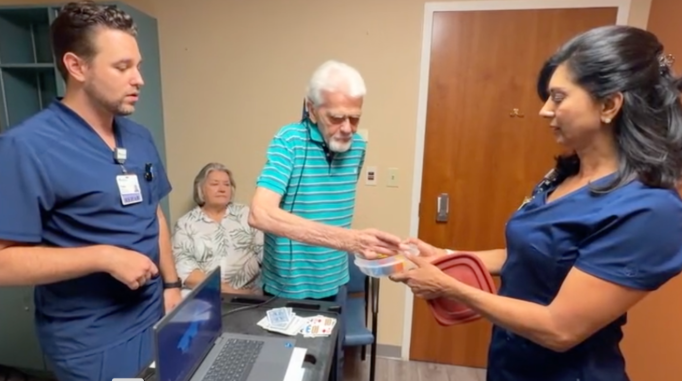 Vivistim is a small implanted device that helps restore movement in a patient's arms and hands that had been lost after a stroke.