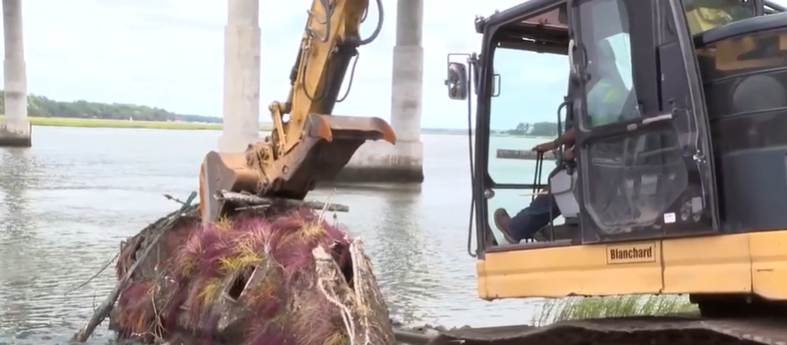 Hilton Head Island is making progress with removing an abandoned boat with the enforcement of a new law.