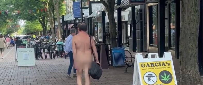 While public nudity was previously allowed in the Queen City