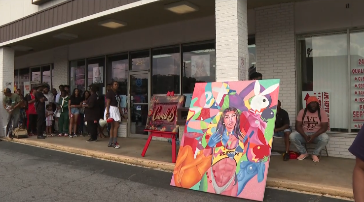 Cardi B fans showed up to DBS Sounds in Riverdale