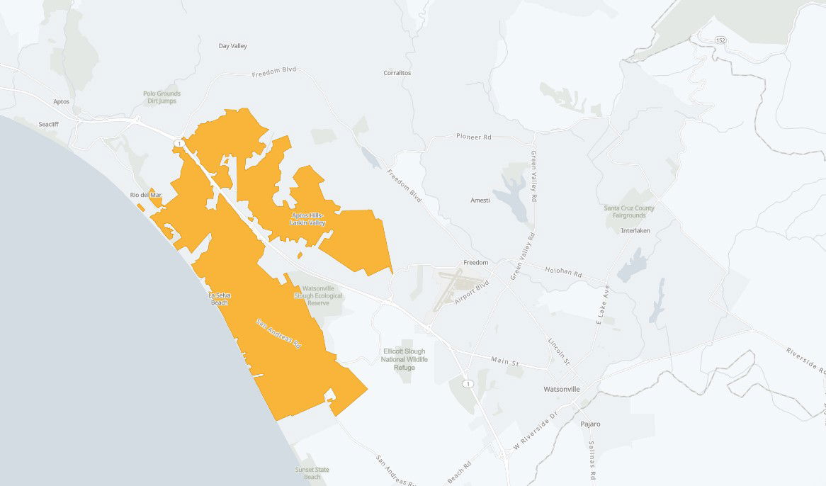 PG&E: Power outages reported in Rio Del Mar