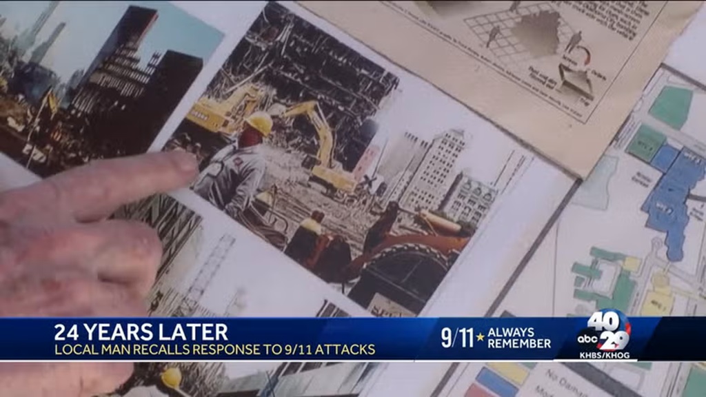 One Rogers man is sharing his experience in the aftermath of the 9/11 attacks