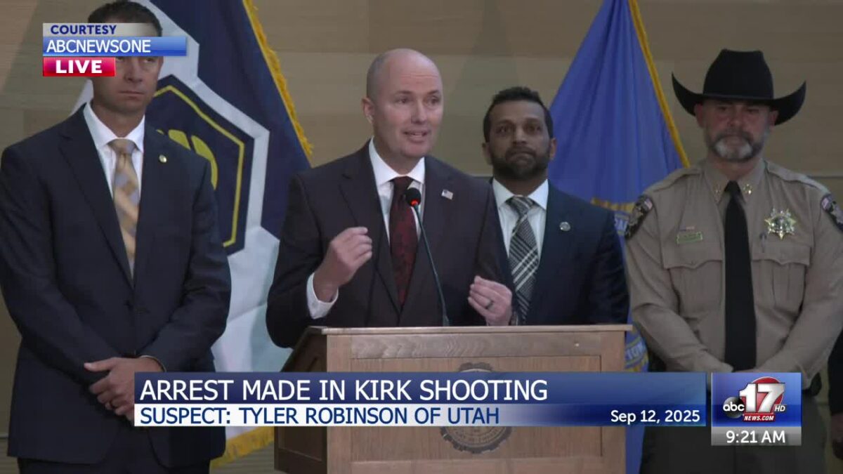 Suspect in Charlie Kirk killing identified