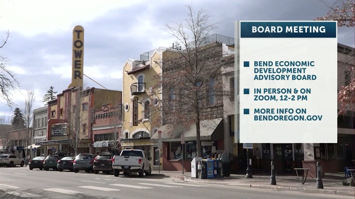 Bend Economic Development Advisory Board meeting today