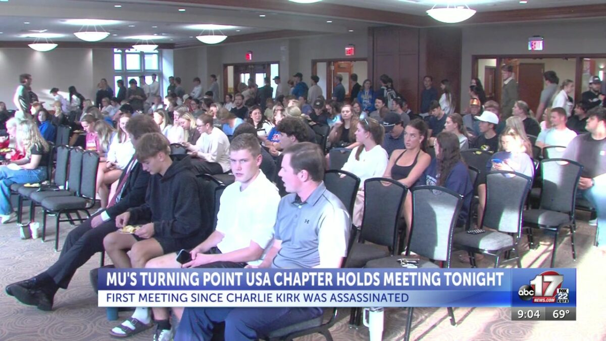 More than 150 show up to MU Turning Point’s first meeting since Kirk assassination