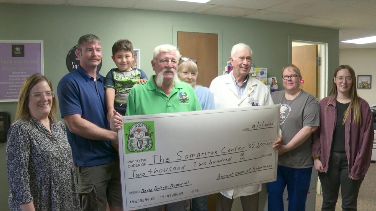 Samaritan Counseling Center receives donation from Ancient Order of Hibernians