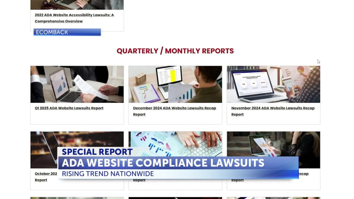 ADA website compliance lawsuits on the rise