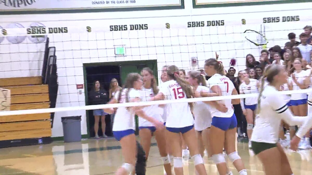 San Marcos outlasts rival Santa Barbara in five sets in girls volleyball nail-biter