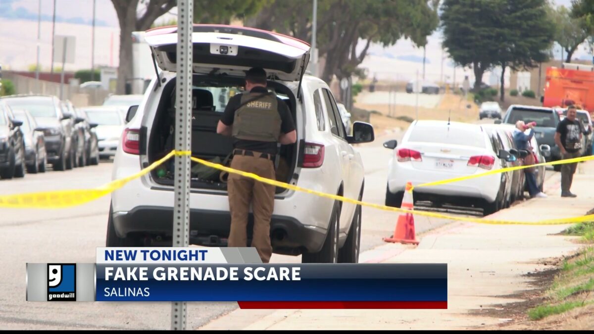 Central Coast Goodwill calls in the bomb squad over suspected grenade; was not real grenade