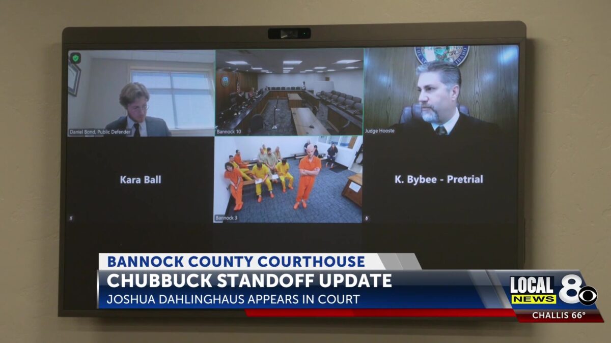 Chubbuck police standoff suspect appears in court