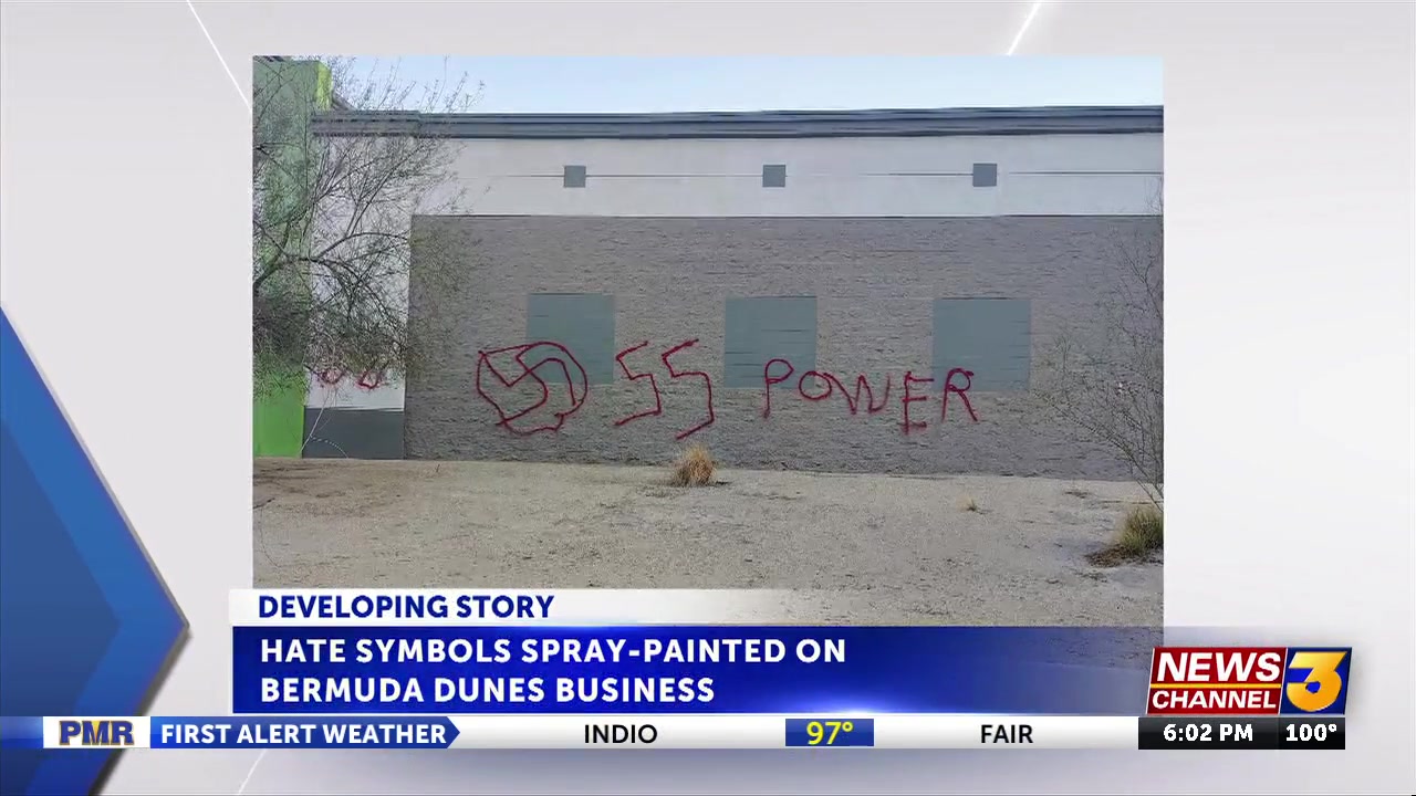 Graffiti with antisemitic hate speech sparks concern in Bermuda Dunes