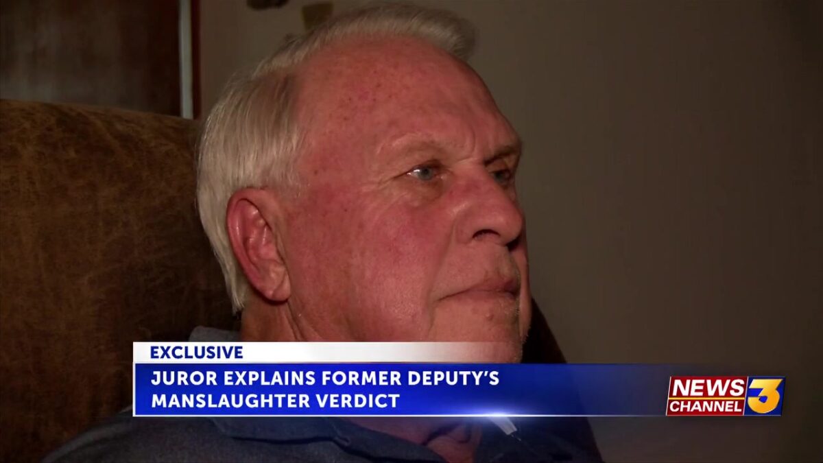 EXCLUSIVE: Juror says manslaughter verdict in former RSO deputy trial was emotional