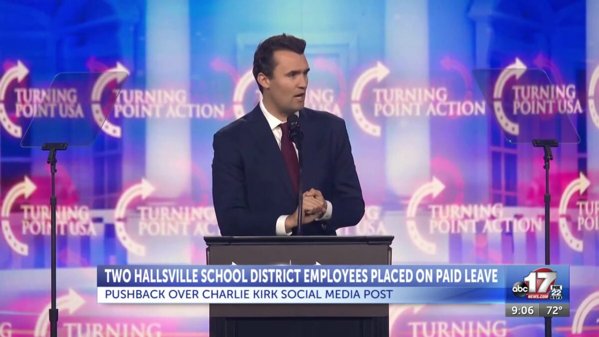 Hallsville School District employees placed on paid administrative leave after sharing Charlie Kirk posts