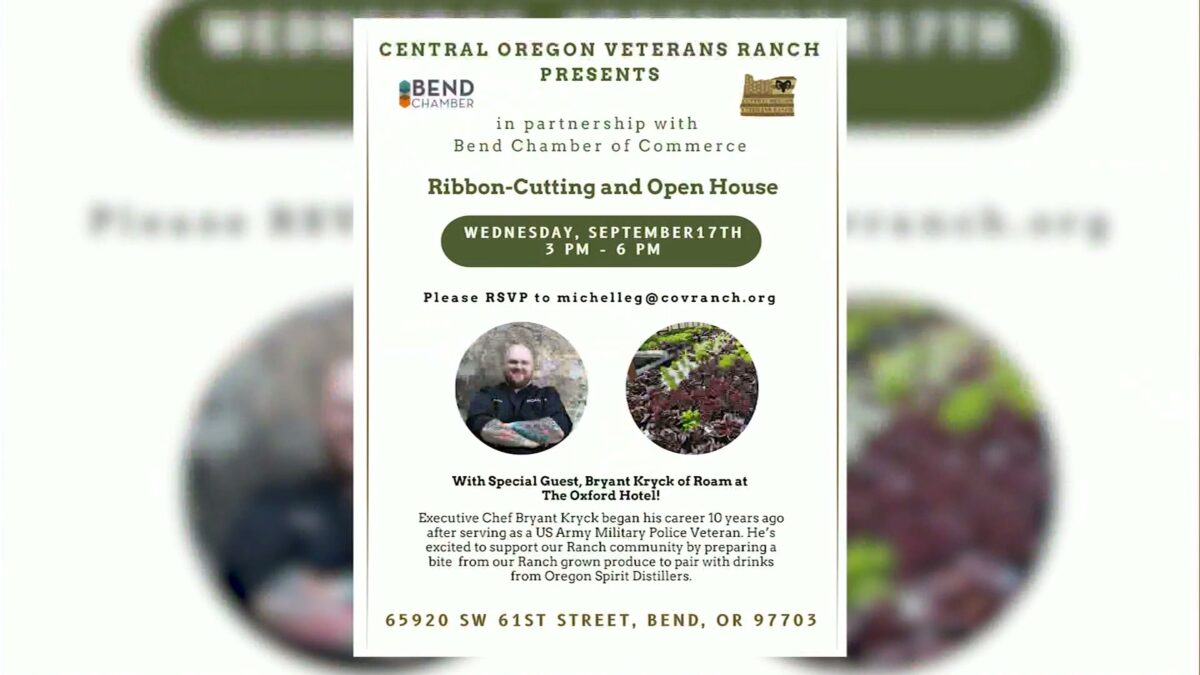 You’re invited: Central Oregon Veterans Ranch ribbon cutting and open house
