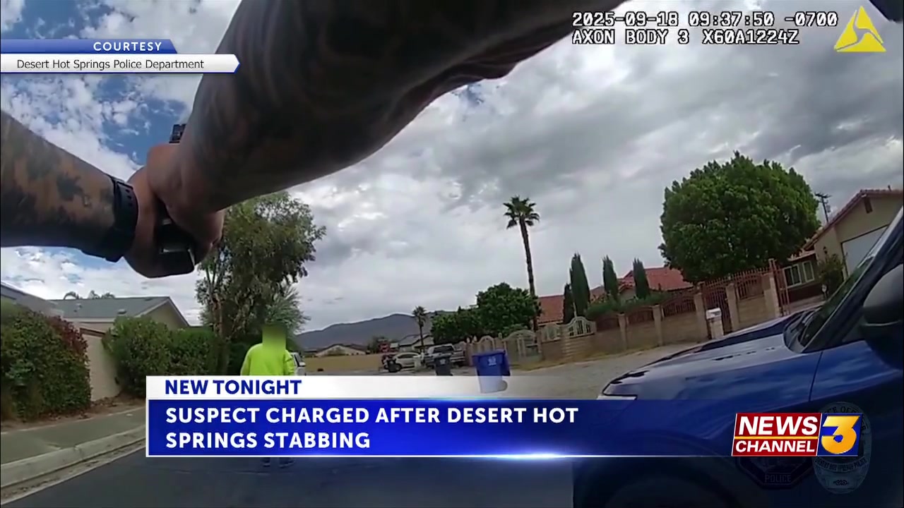 Suspect in custody after Desert Hot Springs stabbing