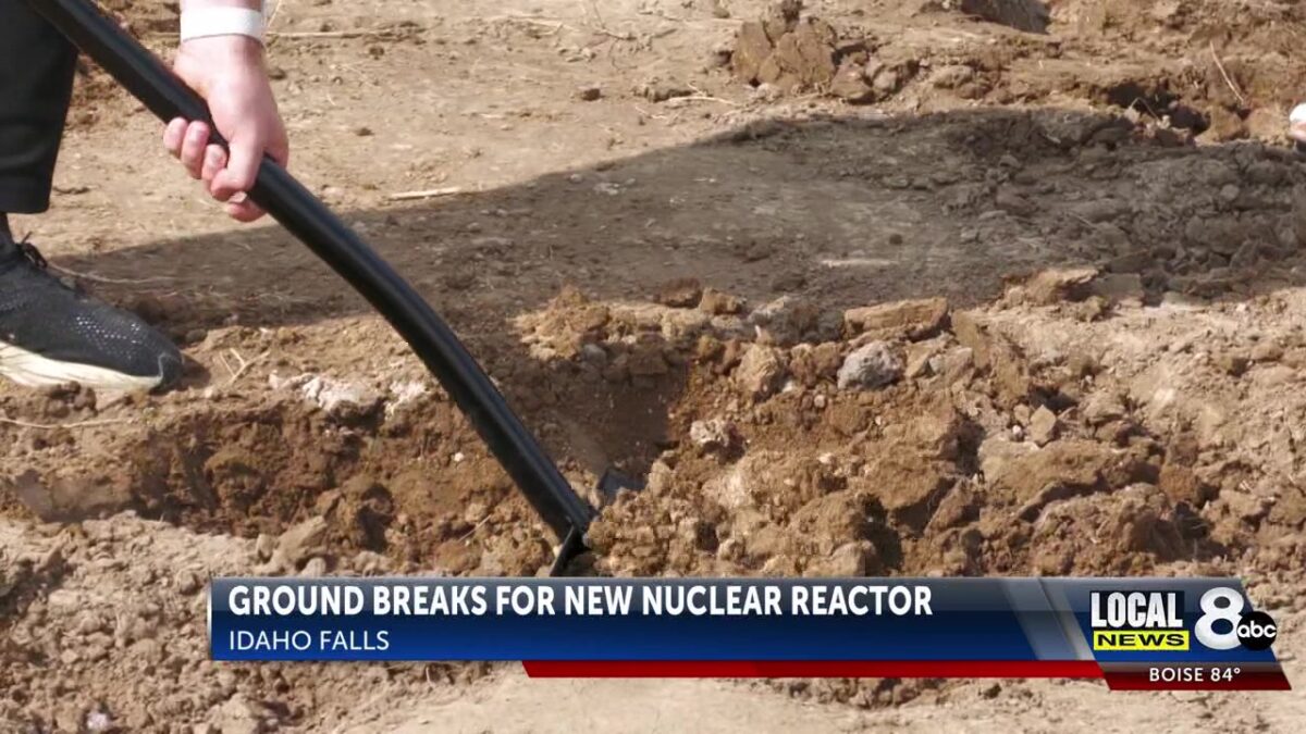 Officials break ground for new nuclear reactor at INL