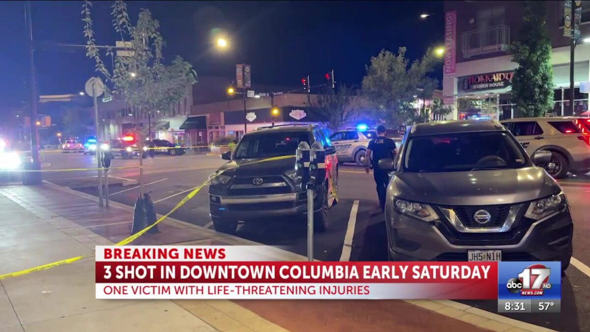 Florida man accused of shooting 3 in downtown Columbia