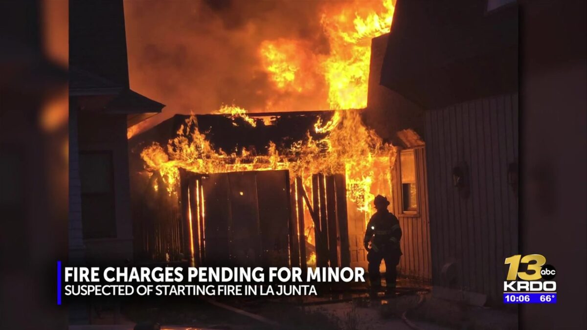 Juvenile to be charged with starting La Junta structure fire