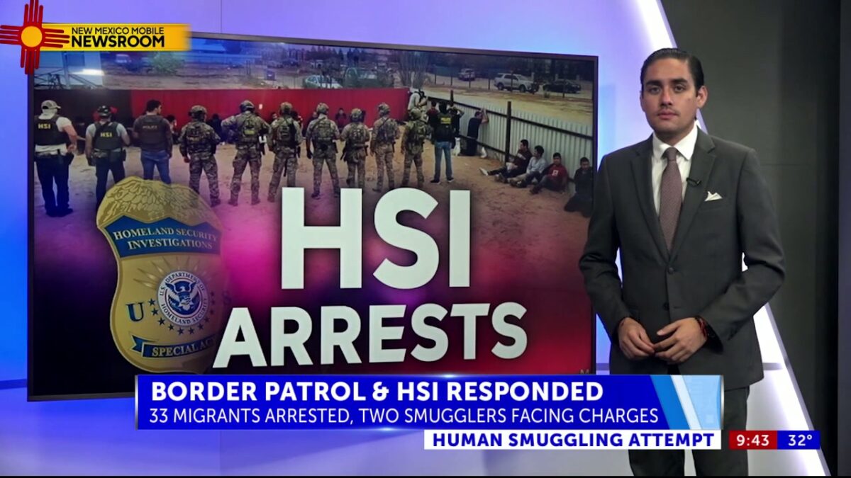 Federal agencies arrest 35 migrants