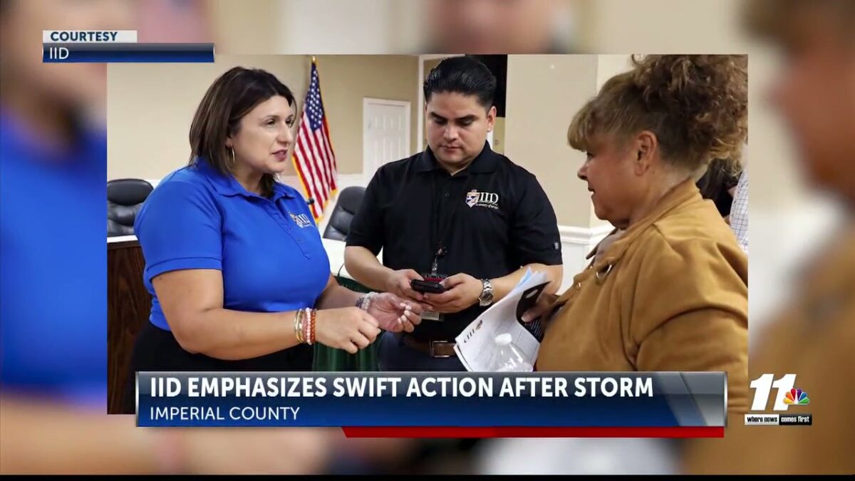 IID members meet with Calexico and Holtville communities following Tropical Storm Mario
